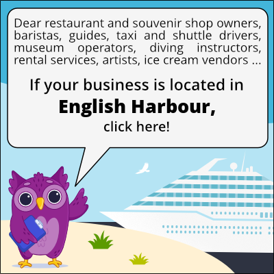 to business owners in English Harbour