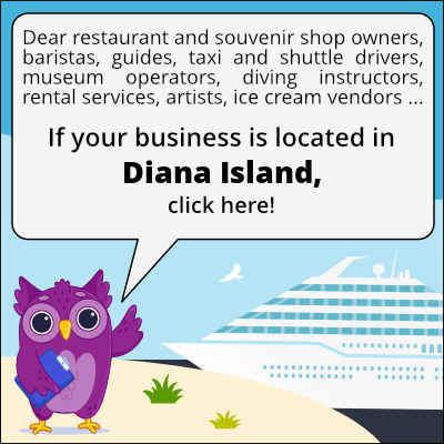 to business owners in Diana Island
