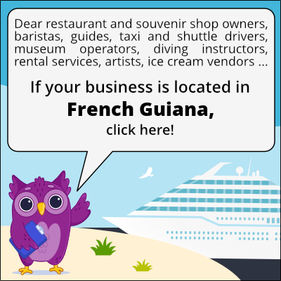 to business owners in French Guiana