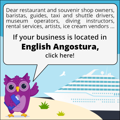 to business owners in English Angostura