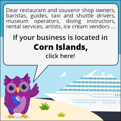 to business owners in Corn Islands