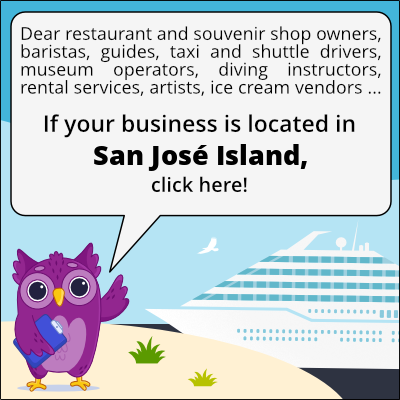 to business owners in San José Island