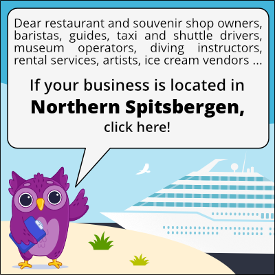 to business owners in Northern Spitsbergen