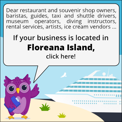 to business owners in Floreana Island