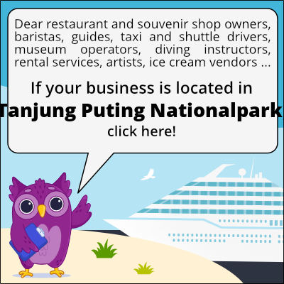 to business owners in Tanjung Puting Nationalpark