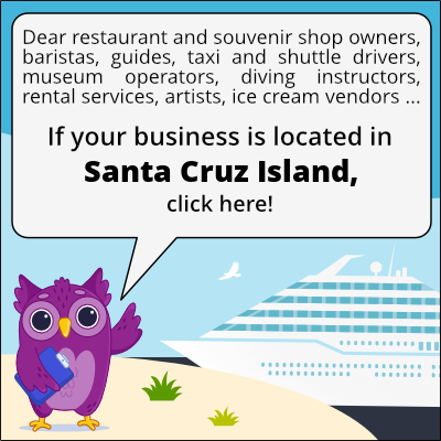 to business owners in Santa Cruz Island