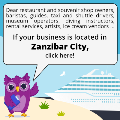 to business owners in Zanzibar City